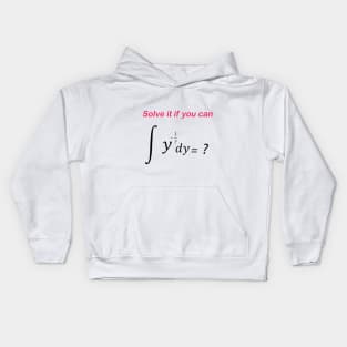 Solve it if you can Kids Hoodie